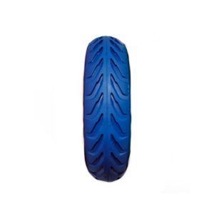Rueda Maciza Agujereada 8.5x2 Azul