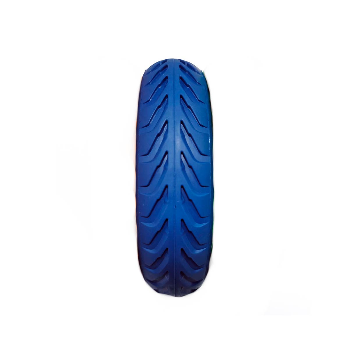 Rueda Maciza Agujereada 8.5x2 Azul