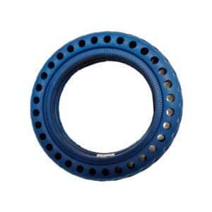 Rueda Maciza Agujereada 8.5x2 Azul
