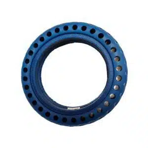 Rueda Maciza Agujereada 8.5x2 Azul