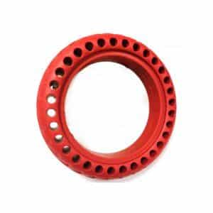 Rueda Maciza Agujereada 8.5x2 Roja