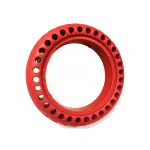 Rueda Maciza Agujereada 8.5x2 Roja