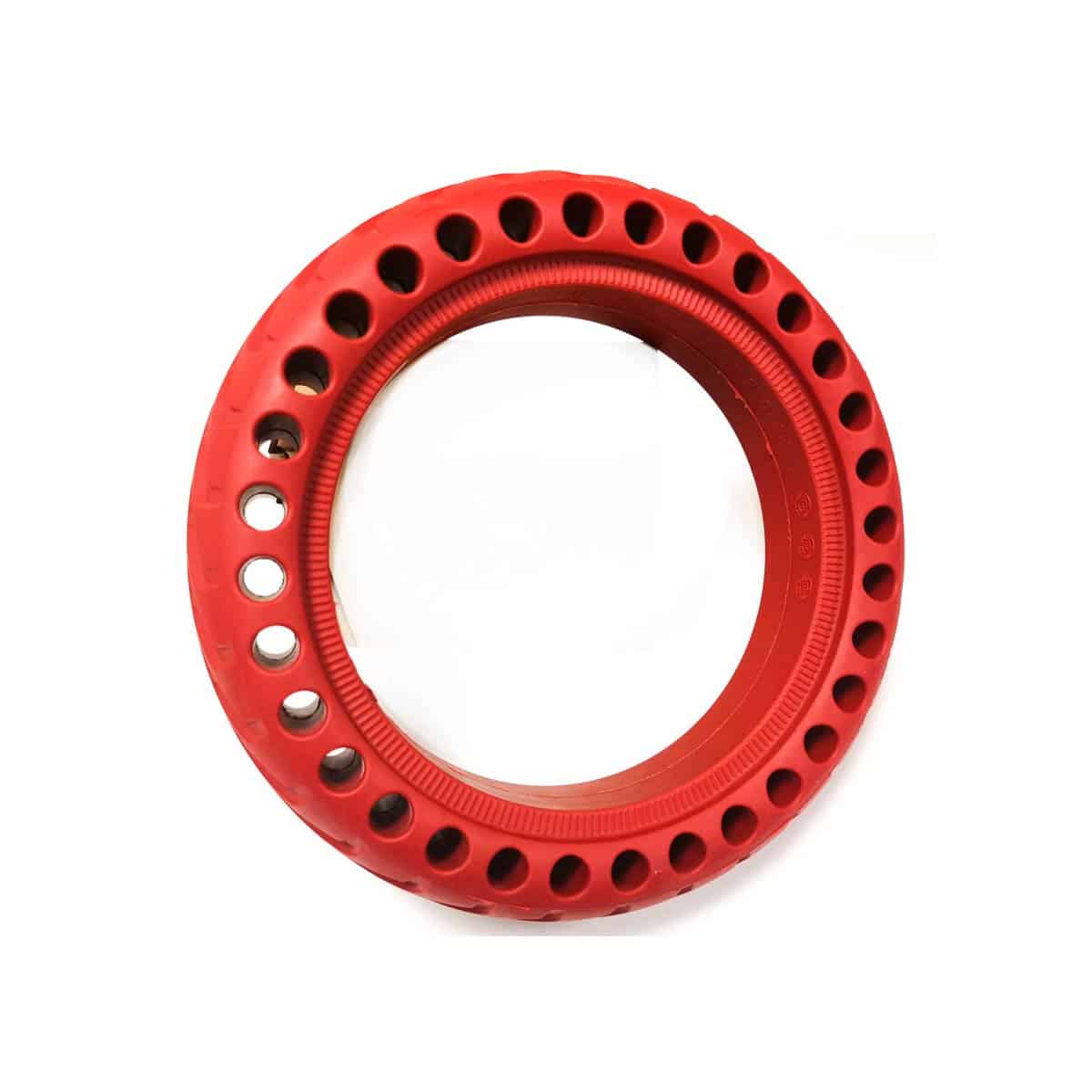 Rueda Maciza Agujereada 8.5x2 Roja