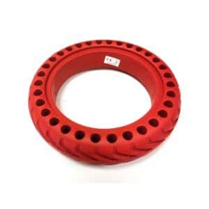 Rueda Maciza Agujereada 8.5x2 Roja