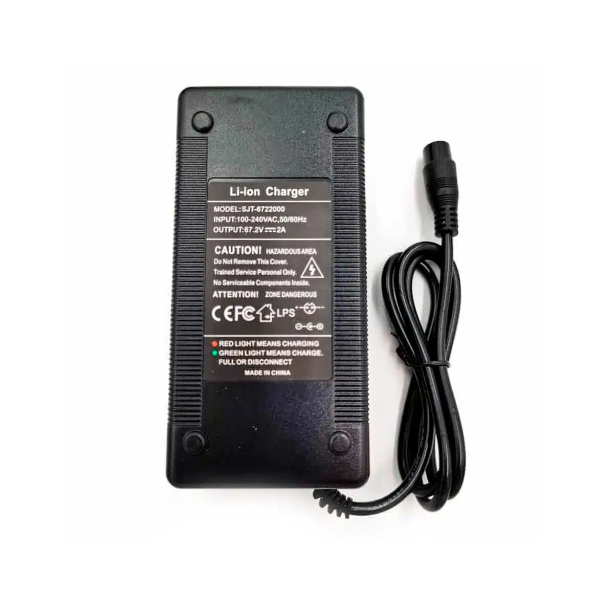 Cargador 60V 2Ah GX16