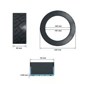 Cubierta 10x2.3-6.5 CST