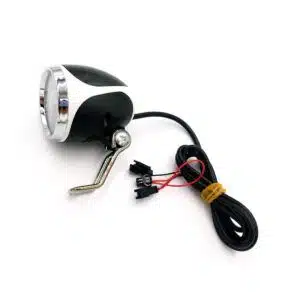 Foco Led con Claxon Plata