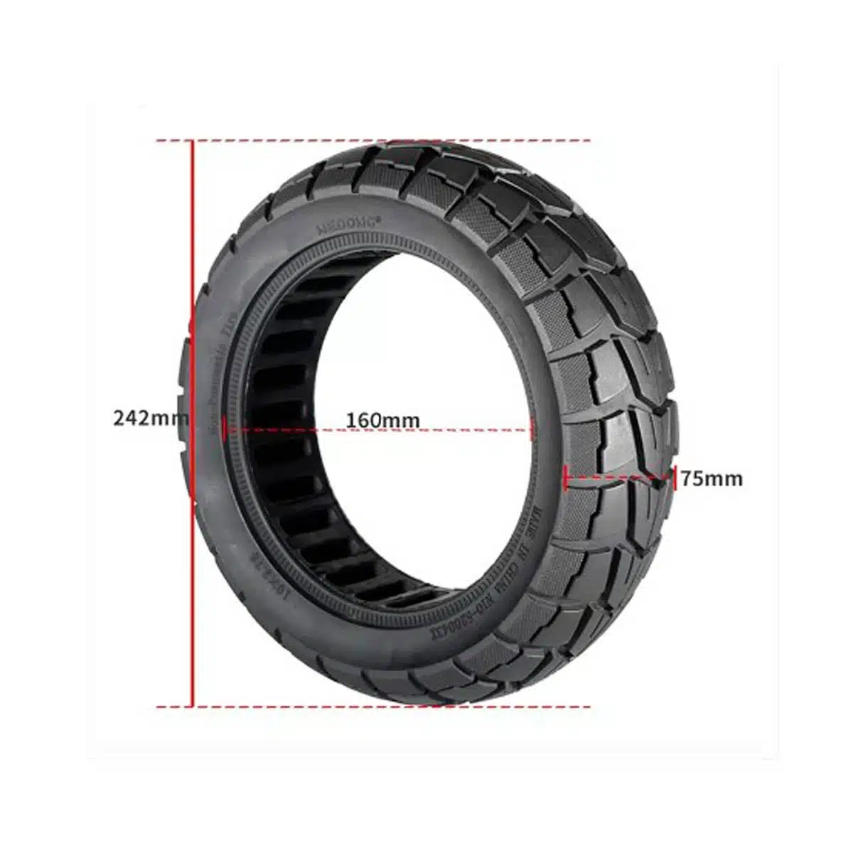 Rueda Maciza 10x2.75-6.5 Offroad ND