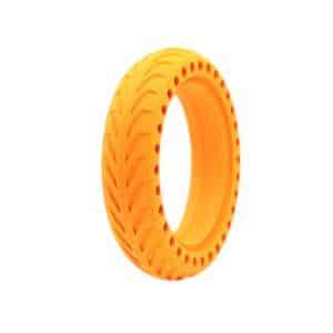 Rueda Maciza Agujereada 8.5x2 Amarilla