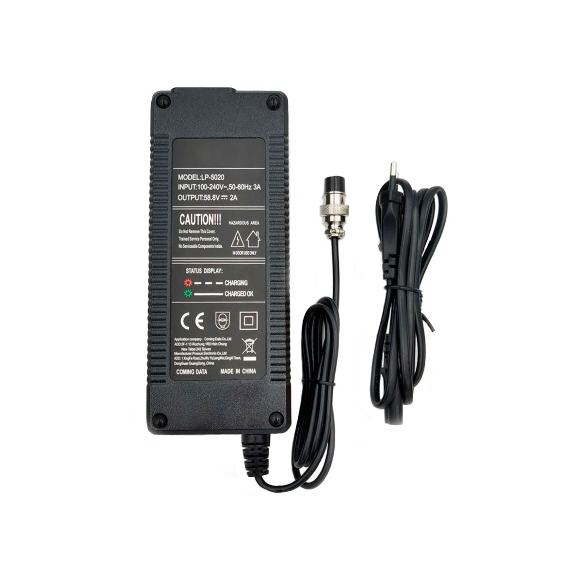 Cargador Premium 52V 2A GX16