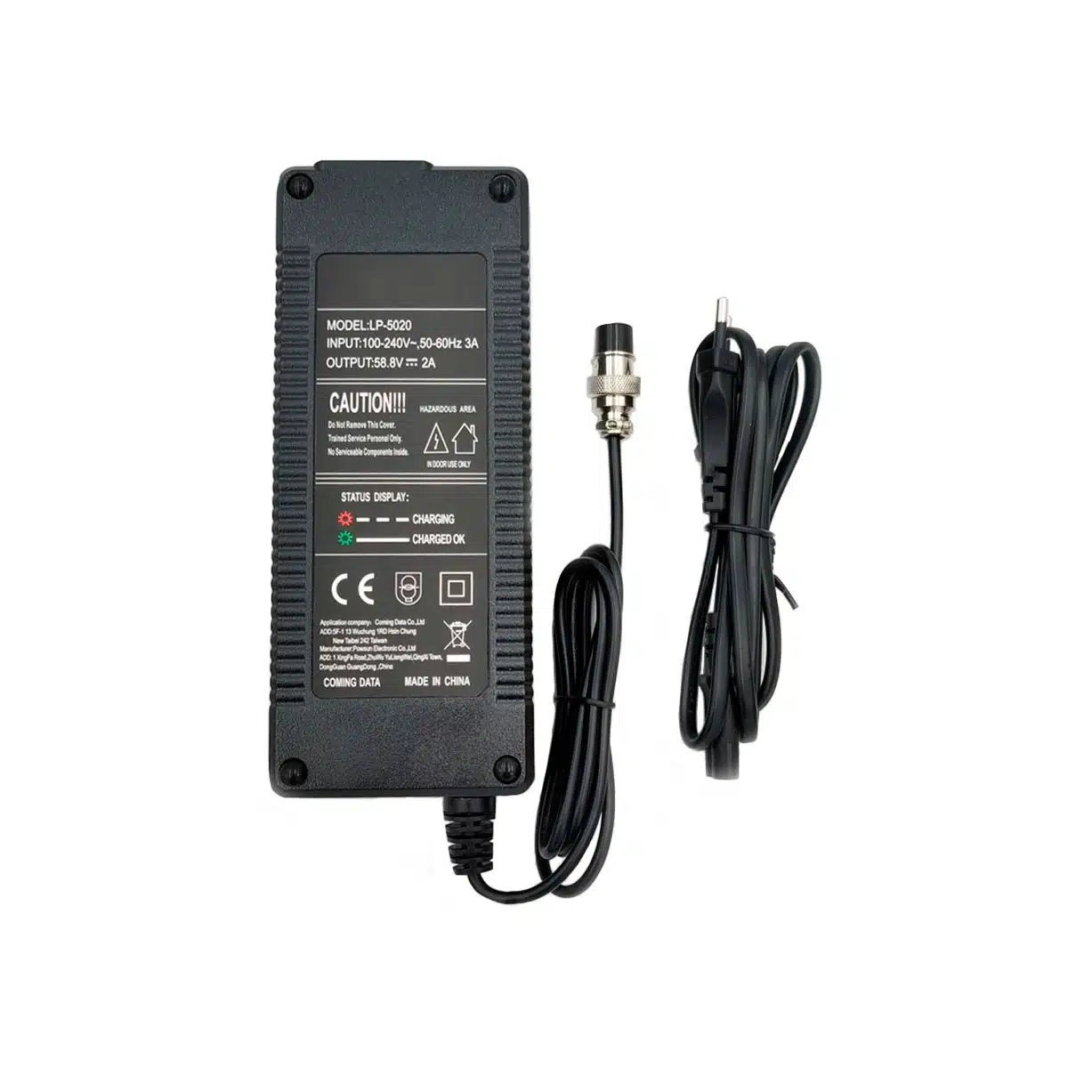 Cargador Premium 52V 2A GX16