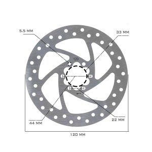 Disco Freno 120mm Cecotec