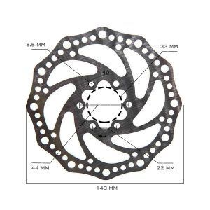 Disco Freno R6 140mm