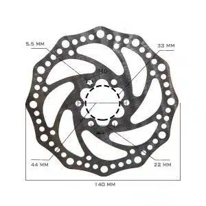 Disco Freno R6 140mm
