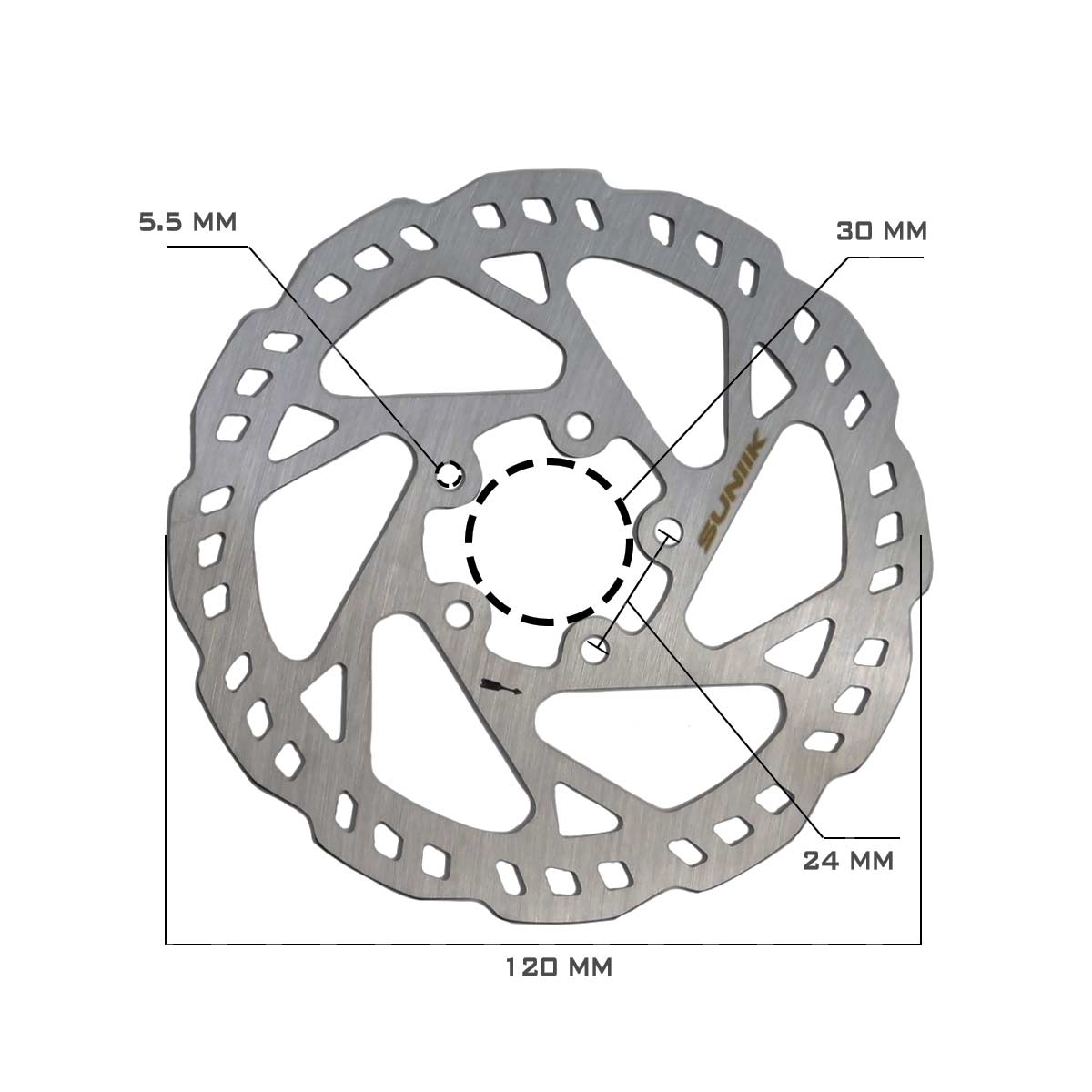 Disco Freno 120mm Suniik