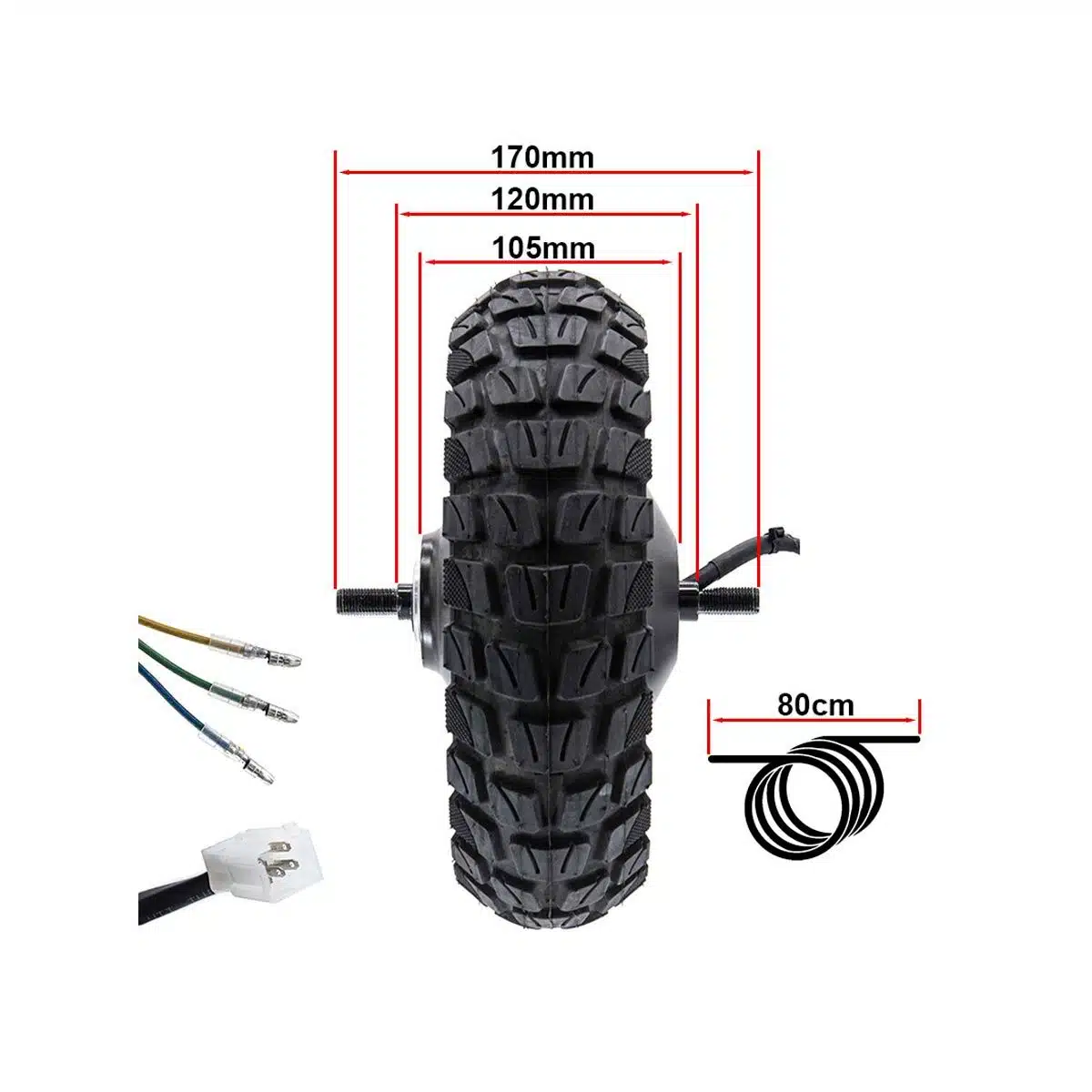 Rueda Motor Smartgyro Crossover Dual Trasero