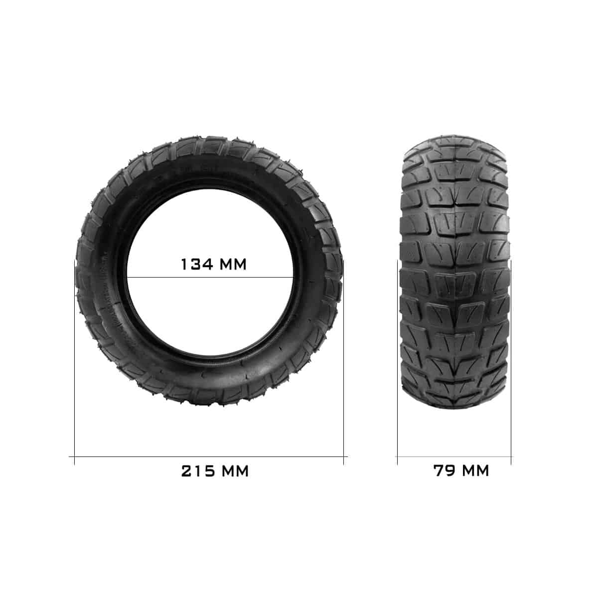 Cubierta 8.5x3 Offroad tubeless