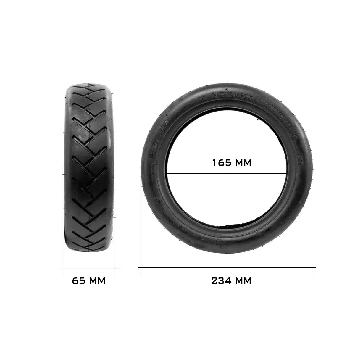 Cubierta Tubeless 250x54 CST