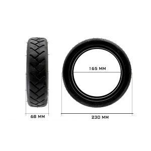Cubierta Tubeless 250x64 CST