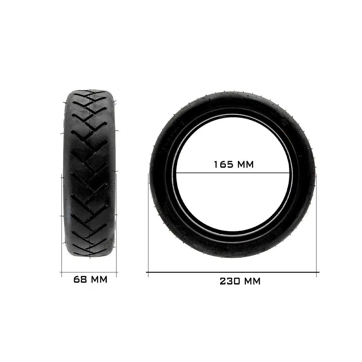 Cubierta Tubeless 250x64 CST