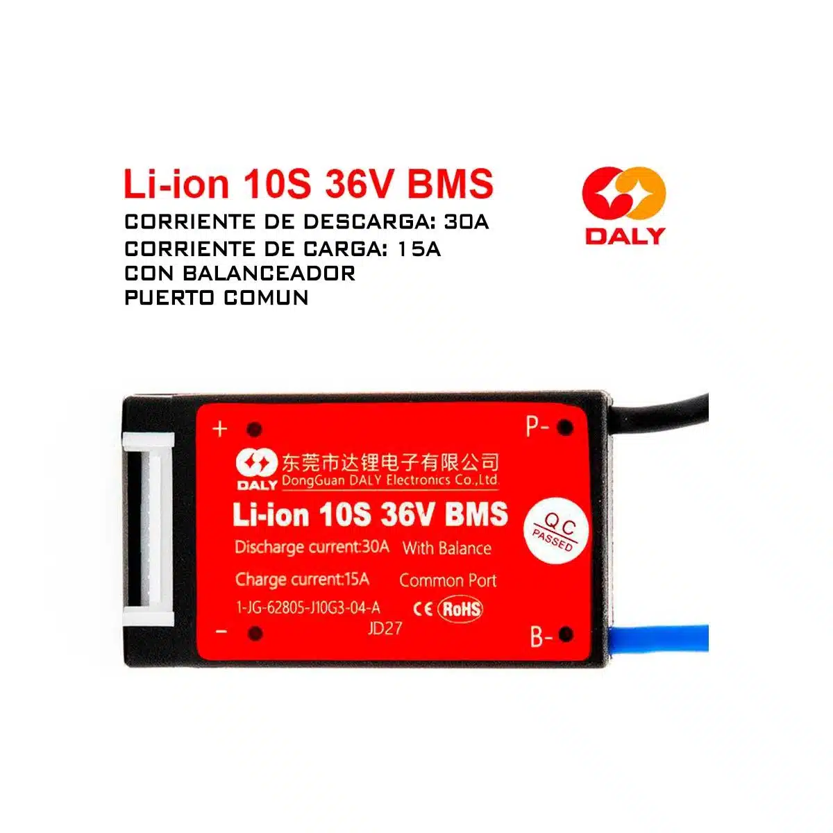 BMS DALY 10S 36V 30A Li-ion