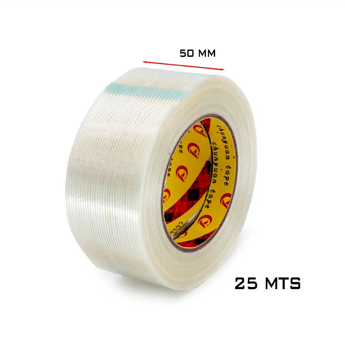 Cinta Adhesiva Fibra Vidrio 5cmx25m