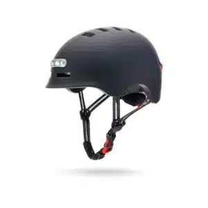Casco con Luz Led Negro