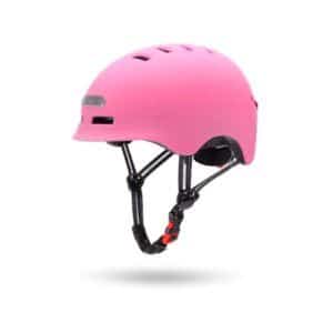 Casco con Luz Led Rosa